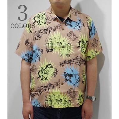 サンサーフ 半袖 ケオニ・オブ・ハワイ アロハシャツ 20MODEL SUN SURF GAUGUIN WOODCUT III SS38466 SUN SURF サンサーフ 半袖 ケオニ・オブ・ハワイ アロハシャツ