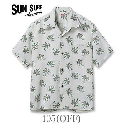 SUN SURF サンサーフ SHORT SLEEVE RAYON ALOHA SHIRT 25MODEL『SCATTERED PALMTREE』【アロハ・洋柄】SS39427 SUN SURF サンサーフ SHORT SLEEVE RAYON ALOHA SHIRT '25MODEL