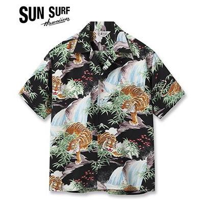 サンサーフ スペシャルエディション SHORT SLEEVE RAYON ALOHA SHIRT '25MODEL ARTVOGUE SUN SURF SASA TORA SS39478の画像