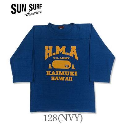 サンサーフ フットボールTシャツ H.M.A SS69656　サイズL SUN SURF サンサーフ 七分袖 丸胴 スラブヤーン フットボールTシャツ