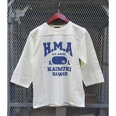 SUN SURF サンサーフ 七分袖 丸胴 スラブヤーン フットボールTシャツ