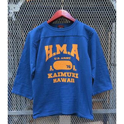 SUN SURF サンサーフ 七分袖 丸胴 スラブヤーン フットボールTシャツ
