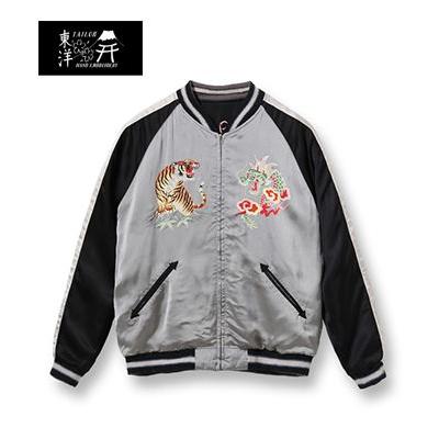 テーラー東洋 港商 SPECIAL EDITION SOUVENIR JACKET スカジャン TAILOR TOYO SPIDER × ROARING TIGER(HAND PRINT) TT15289｜organweb｜04