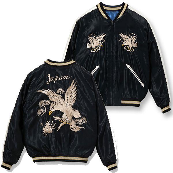 テーラー東洋 ACETATE SOUVENIR JACKET スカジャン TAILOR TOYO WHITE EAGLE × GOLD DRAGON TT15491-119｜organweb｜06