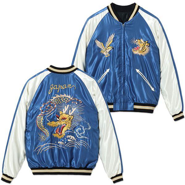 TAILOR TOYO テーラー東洋 ACETATE SOUVENIR JACKET スカジャン WHITE