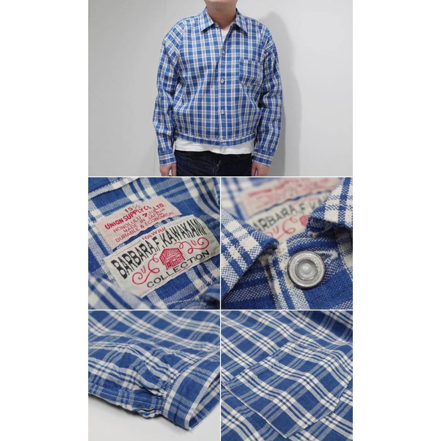 SUN SURF ユニオンサプライ 長袖 バーバラ・カワカミ パラカチェック