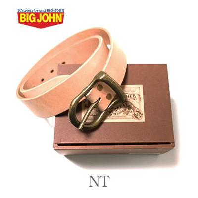 Big John（ビッグジョン） 姫路レザー 6ホール ブラスバックル BIG