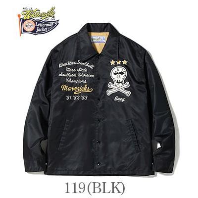 【WEWILL】美品　メルトンコーチジャケット WHITESVILLE ホワイツビル ナイロンコーチジャケット MAVERICKS ROUGH