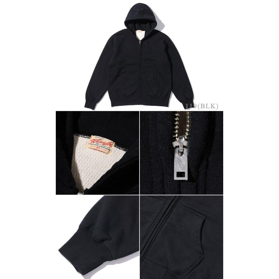 ホワイツビル　スウェット　ジップ　パーカー　whites ville サイズL WHITESVILLE(ホワイツビル) スウェットジップパーカー SWEAT ZIP PARKA