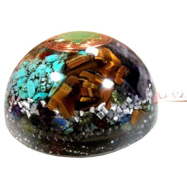 オルゴナイト プラス　ドーム型　D12　(パワーストーン 製品) |  | 01