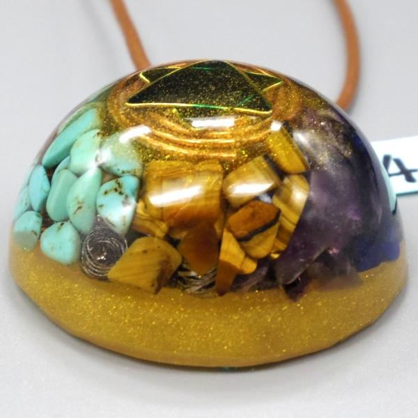 オルゴナイト プラス　ドーム ペンダント DP4　(パワーストーン  製品) |  | 01