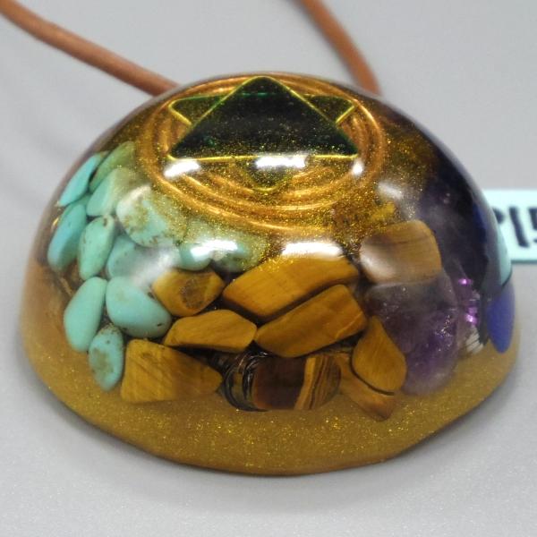 オルゴナイト プラス　ドーム ペンダント DP15　(パワーストーン 製品) |  | 01