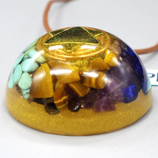 オルゴナイト プラス　ドーム ペンダント DP16　(パワーストーン 製品) |  | 01