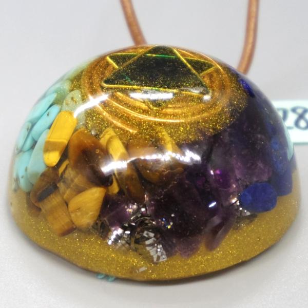 オルゴナイト プラス　ドーム ペンダント DP28　(パワーストーン 製品) |  | 01