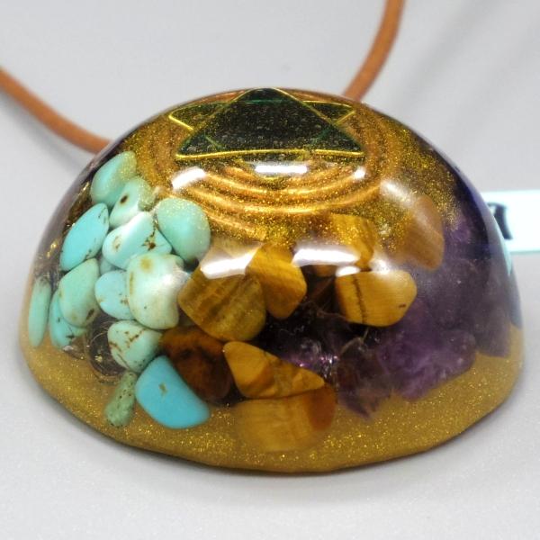 オルゴナイト プラス　ドーム ペンダント DP29　(パワーストーン 製品) |  | 01