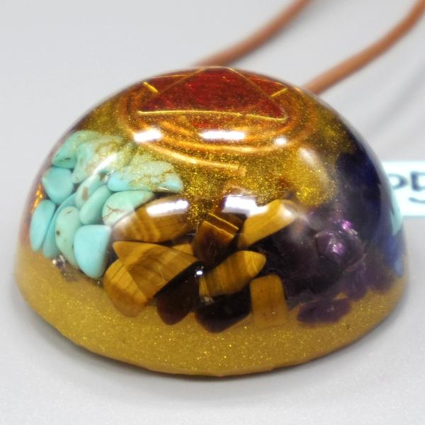 オルゴナイト プラス　ドーム ペンダント  DP5　(パワーストーン 製品) |  | 01