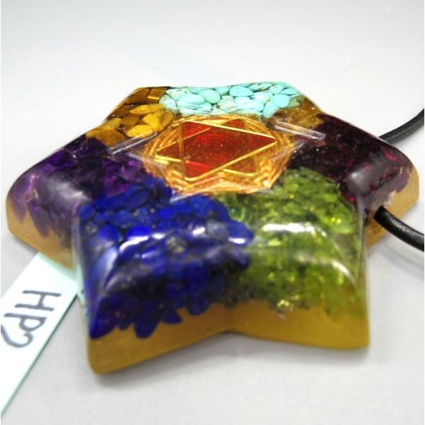 オルゴナイト プラス　巨大  星 ペンダント トップ   HP2　(パワーストーン 製品) |  | 01