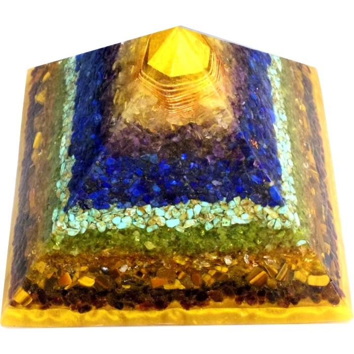 オルゴナイト プラス 巨大ピラミッド pd2 (約18.5cm_約2800g _純金含)　(パワーストーン 製品) |  | 03