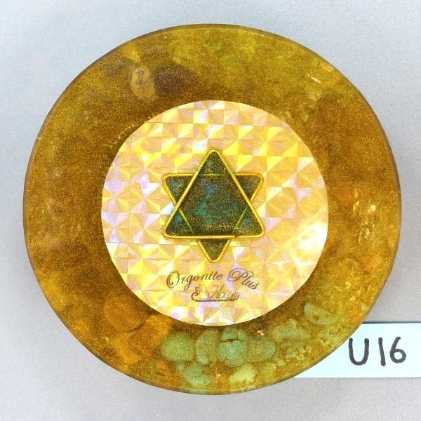 オルゴナイト プラス　ドーム薄型 U16　(パワーストーン 製品) |  | 02
