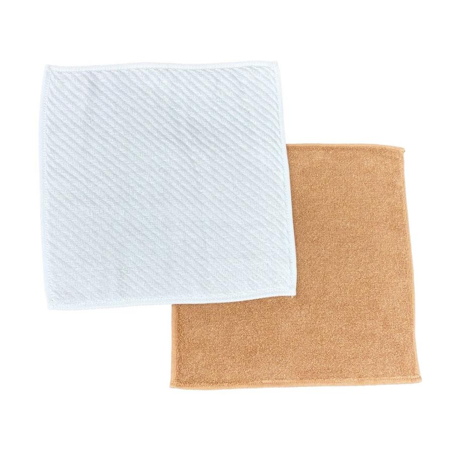 今治タオル（imabari towel） ハンカチ パイル ガーゼ 比較 お試し 2枚