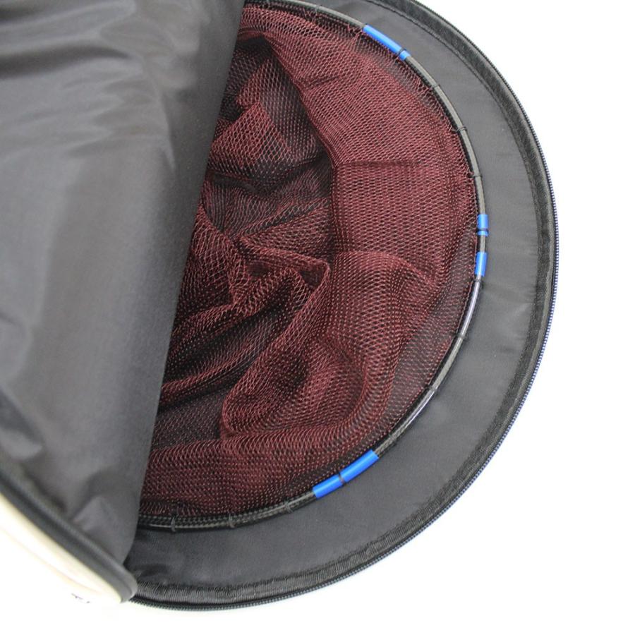 ビビィ 青段塗仕上げカーボンへら玉網 尺 手すき2.5mm目 ＆ 風斬 HERA EQ 玉網