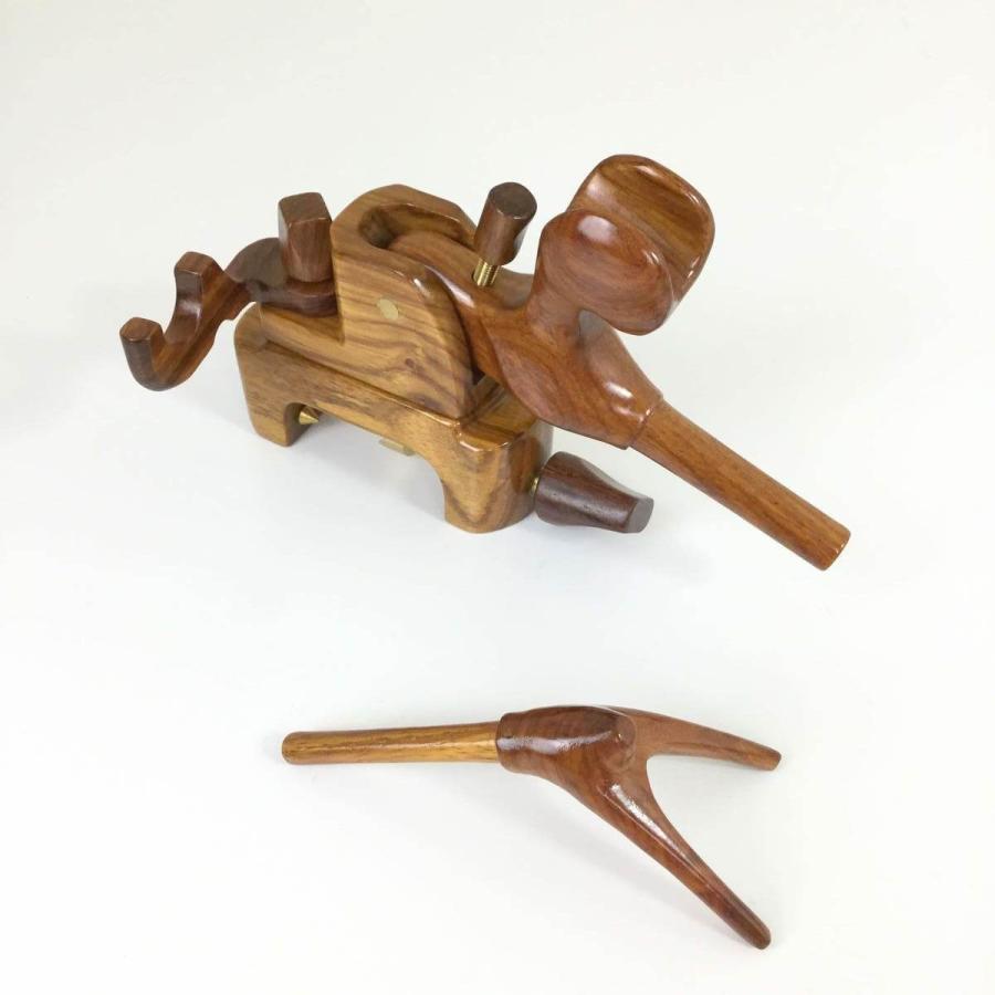 コミ未調整商品18'芳技(よしわざ) 竿掛け 1本半物 口巻＋大砲万力