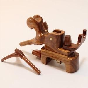 コミ未調整商品18'芳技(よしわざ) 竿掛け 1本半物 口巻＋大砲万力