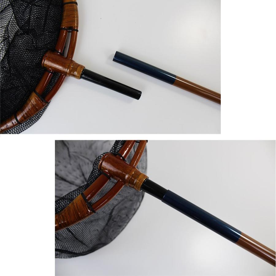 ヘラブナセット 18'芳技(よしわざ) 玉ノ柄 2本物 口巻 + 竹製加工枠 玉