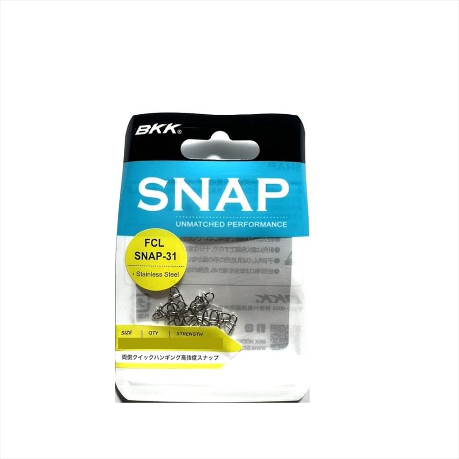 BKK ルアースナップ FCL SNAP-31 #2 ステンレス 12個入(bkk-142593)[M