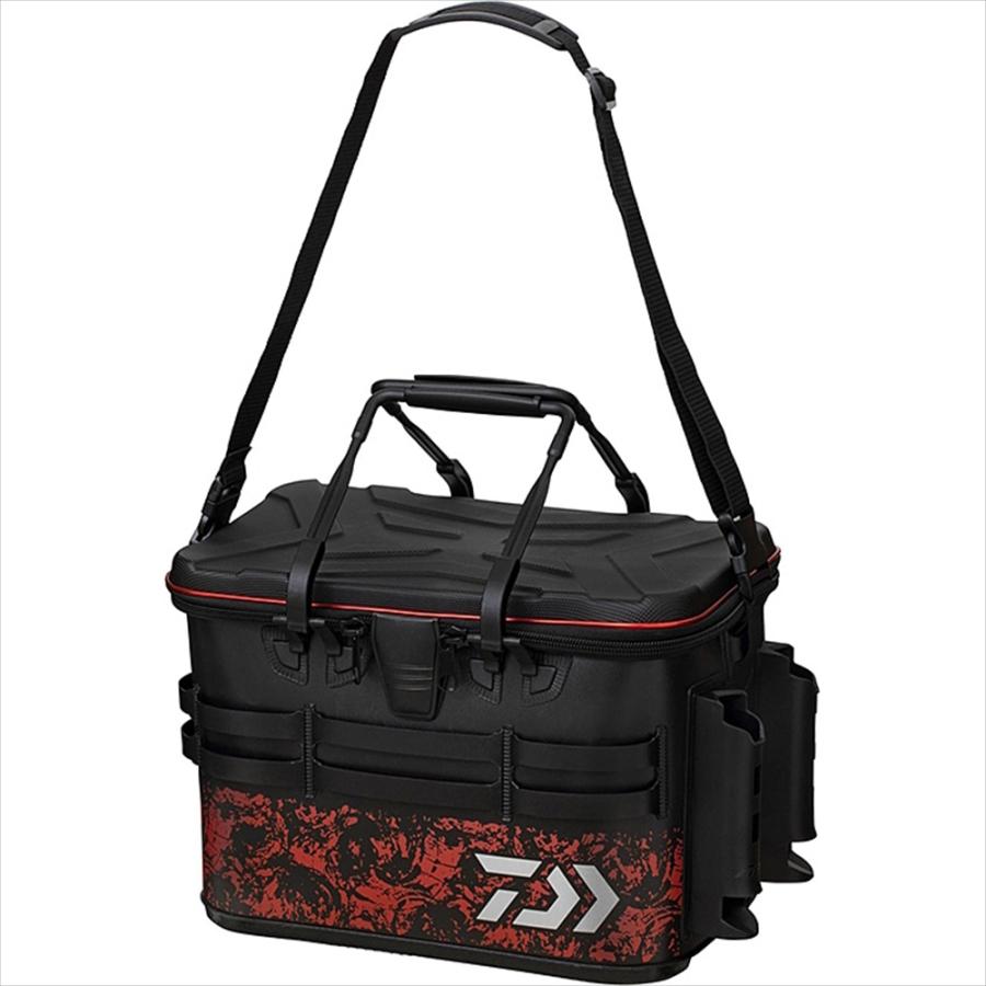 ダイワ フィッシングバッグ大容量黒/赤 ウキ、針仕掛けセット
