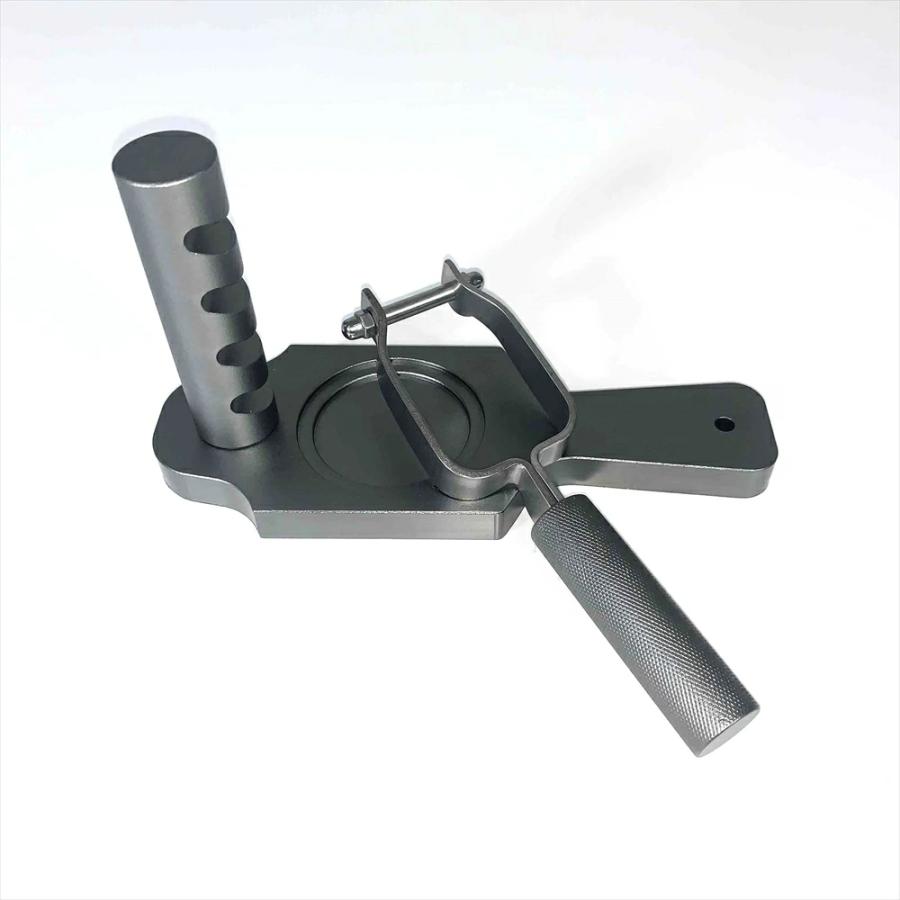 ダイシン アルミポンプ押し 一発楽押しアルミガンメタ(daishin-728800)｜ヘラブナ エサ 餌 絞り器 へら道具 ダイシン アルミポンプ押し 一発楽押しアルミガンメタ(daishin-728800