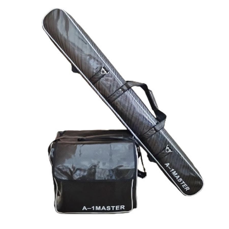 ダイシン A-1 MASTER ヘラバッグ 2層ロッドケースセット ブラック