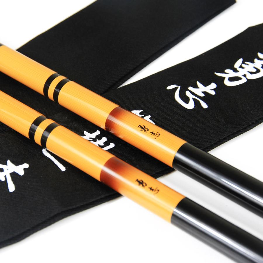 お買い得！勇志 二本物竿掛け 一本物玉の柄 笛巻 セット ダイシン 勇志 カーボン竿掛け2本もの笛巻口巻 と 大砲万力