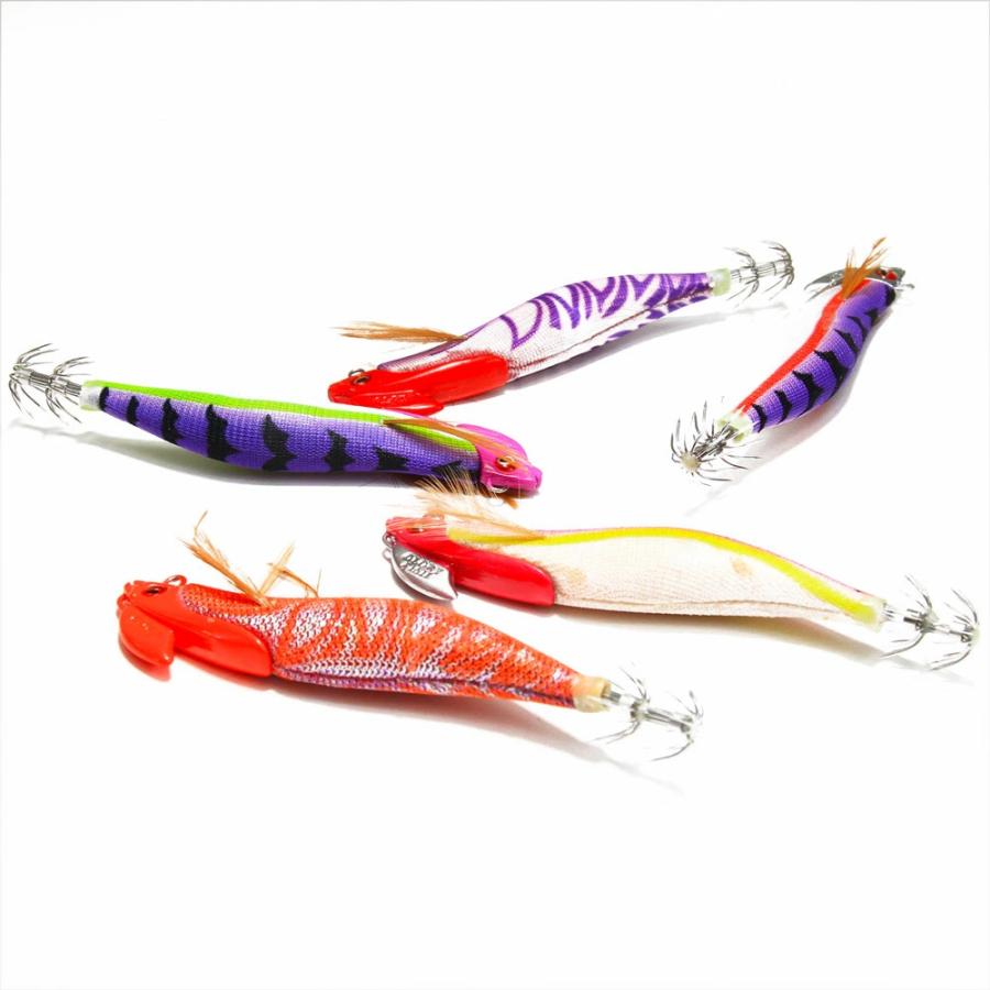 おり釣具 ティップラン専用エギ 3.5号 30g 5色セット(egiset おり釣具 ティップラン専用エギ 3.5号 30g 5色セット(egiset