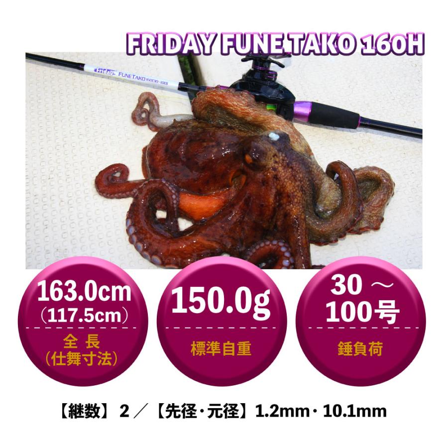 おり釣具 船タコ釣り フルセット フライデー船タコ160 ＆ タコ専DX