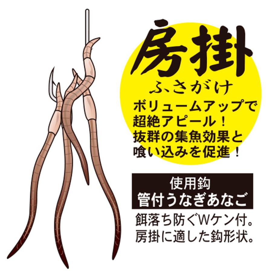 Gamakatsu（がまかつ） 房掛けうなぎ・あなご仕掛 UN606 13-4(gama