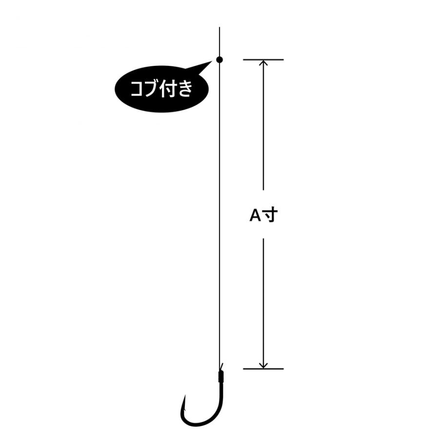 Gamakatsu（がまかつ） FK147 糸付 競技カワハギ AT 30本 針4.5号