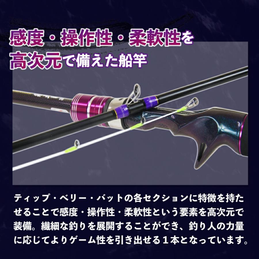 Gokuspe 超軟調船五目竿 船アオリにも ゴクエボリューション船五目350