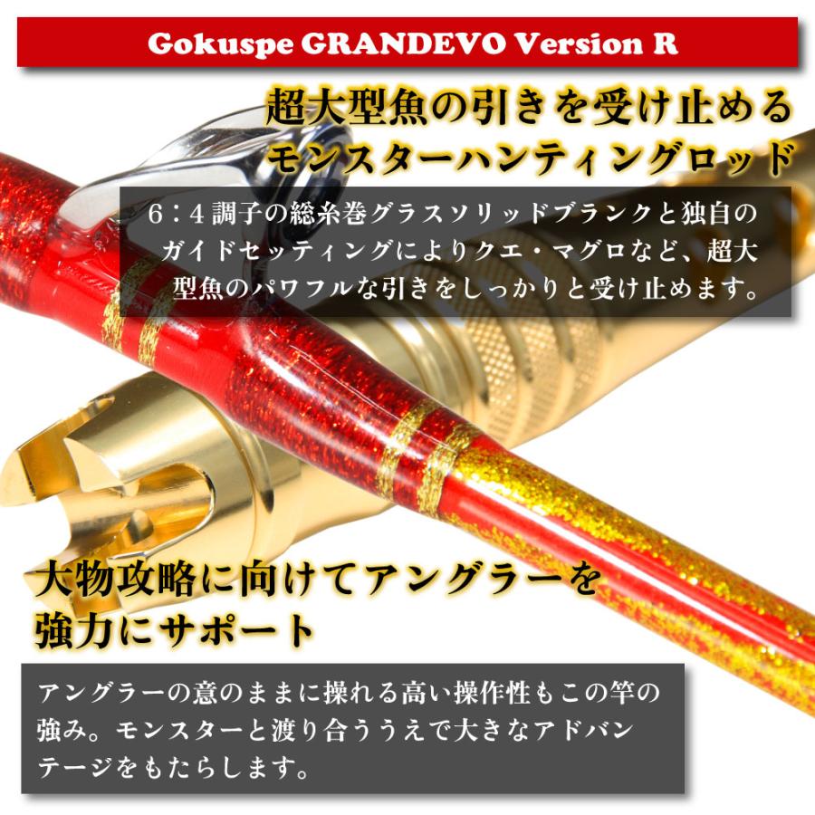 Gokuspe 送料無料 ゴクスぺ GRANDEVO Version R 185-300(150-350号