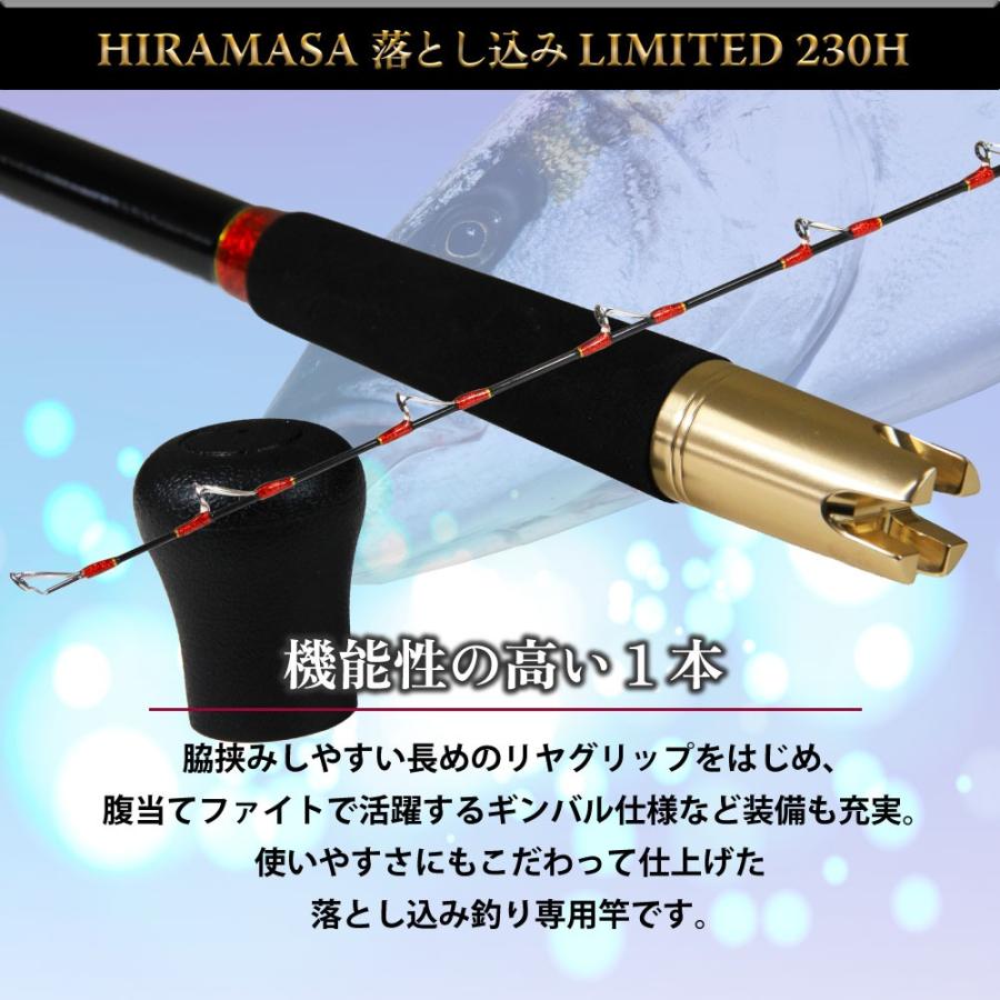 Gokuspe ゴクスぺ 無限ピュア船 ヒラマサ 落とし込みリミテッド 230H