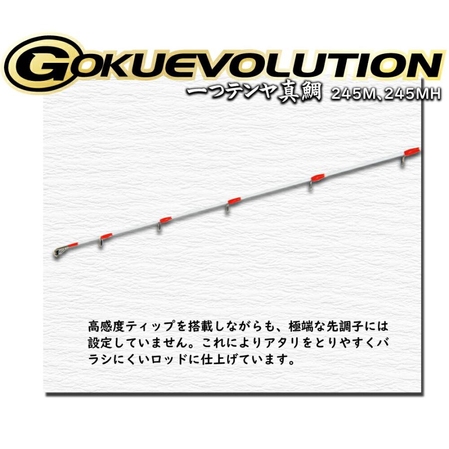 Gokuspe ゴクエボリューション 一つテンヤ真鯛245M、245MH(goku Gokuspe ゴクエボリューション 一つテンヤ真鯛245M、245MH(goku