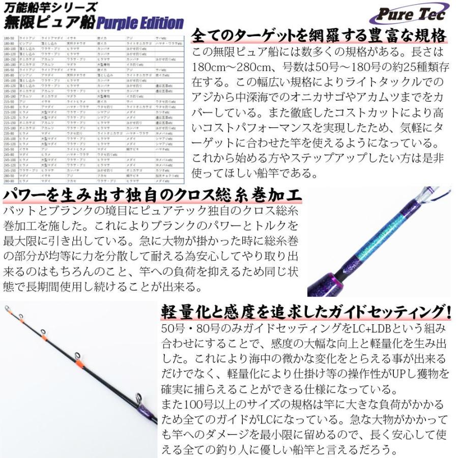 Gokuspe アジ イサキに 無限ピュア船 195-50号 Purple Edition Gokuspe アジ イサキに 無限ピュア船 195-50号 Purple Edition