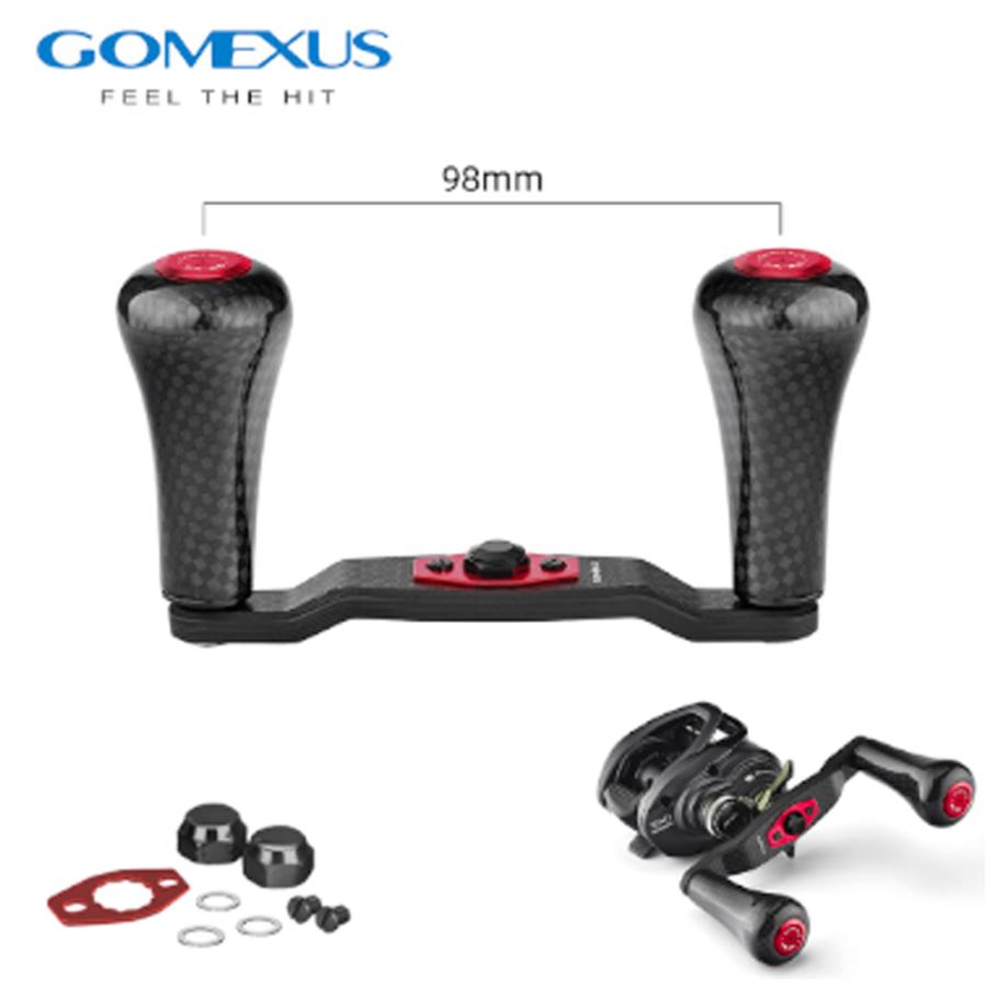 ゴメクサス ベイト用 98mm ハンドル シマノ カーボンハンドル　ブラック ゴメクサス ベイト用 98mm ハンドル シマノ カーボンハンドル
