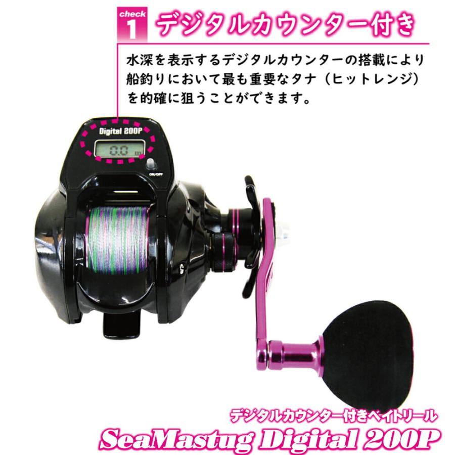 送料無料 デジタルカウンターリール付イカメタルセット(ikametal