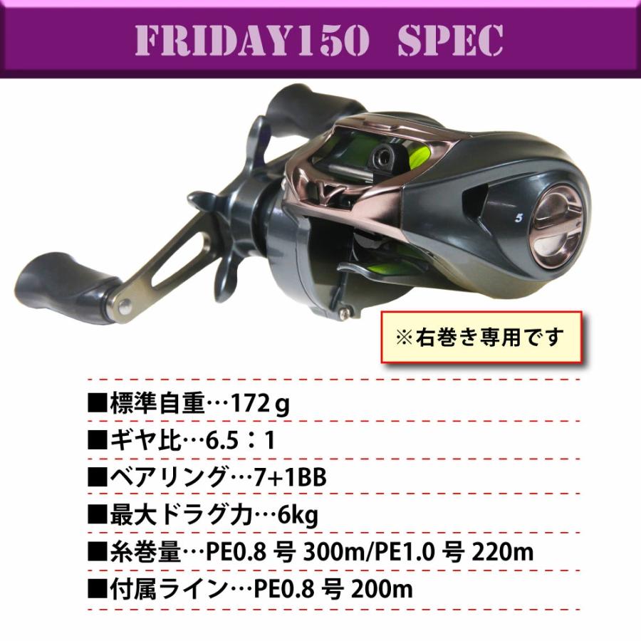 おり釣具 フライデー カットウフグ 150M フルセット [カットウ竿