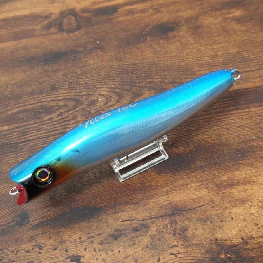 KM工房  Illex 180 ウッドモデル  180mm  ブルー KM工房 Illex(イレックス)180 ウッドモデル ブルー(km-467185) : 船竿