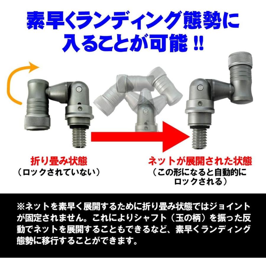 小継玉の柄 BLUE LARCAL450 ランディングネットL 3点セット (landingset-003)爆買