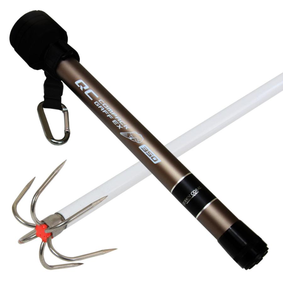 QUEEN CORAL イカギャフ コンパクトギャフEX 350(mu-106850)爆買 : 船