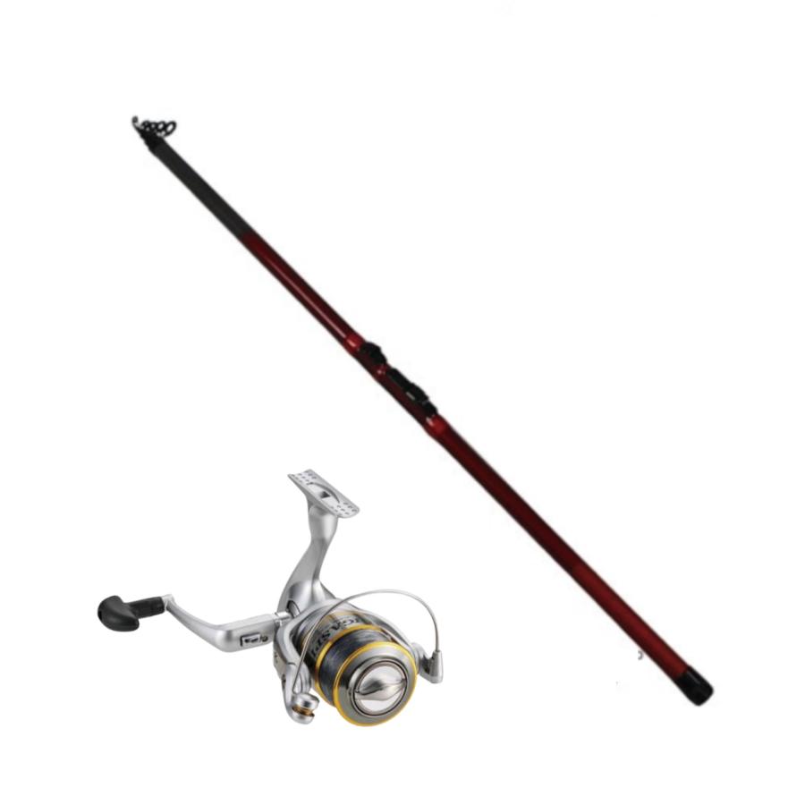 おり釣具 コスパ 投げ釣りセット 270 投げ竿 ＆ スピニング