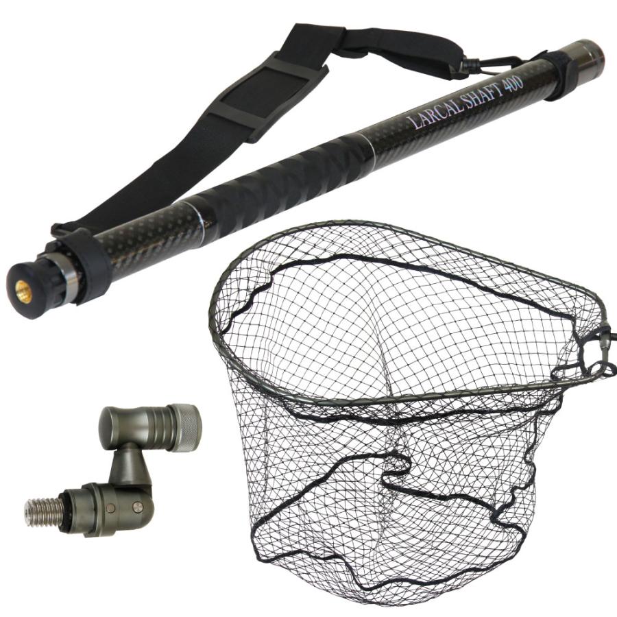 おり釣具 カーボン玉の柄 ラーカルシャフト ランディングネット(タモ網